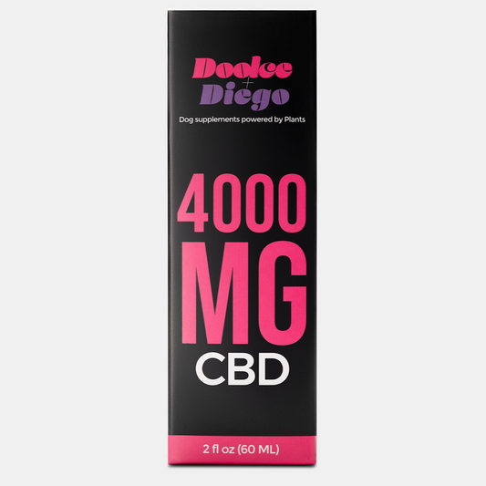 4000MG - Hemp Oil for Dogs - Doolce + Diego - Plant Focused Wellness for Dogs