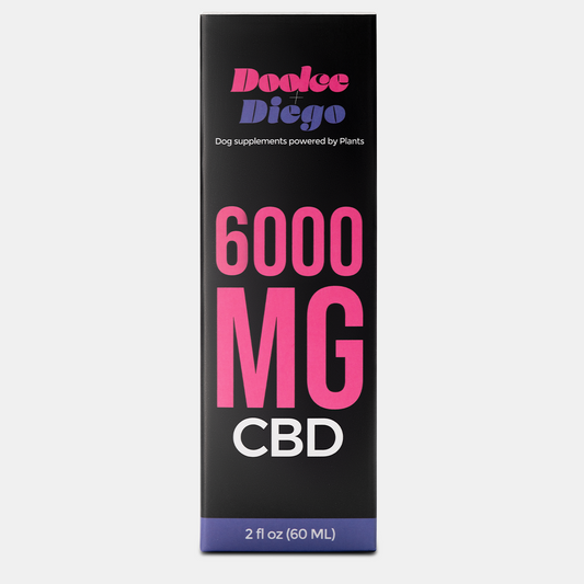 6000MG - THC Free Unflavored Hemp Oil for Dogs