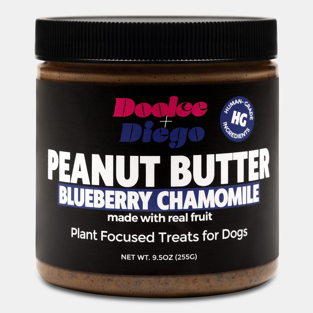 Blueberry Chamomile Peanut Butter For Dogs