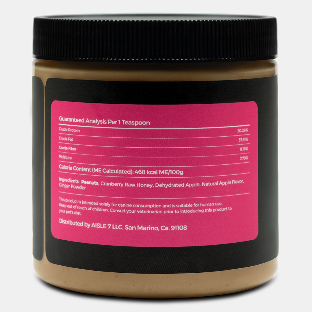 Cranberry Apple Peanut Butter For Dogs