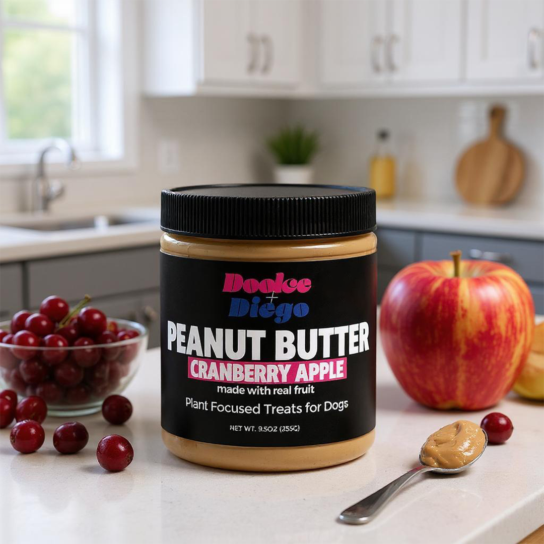 Cranberry Apple Peanut Butter For Dogs