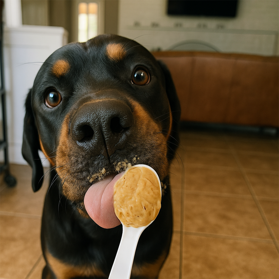 Blueberry Chamomile Peanut Butter For Dogs