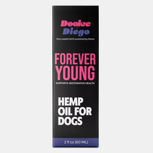 Forever Young - Hemp Oil for Dogs - Doolce + Diego - Plant Focused Wellness for Dogs