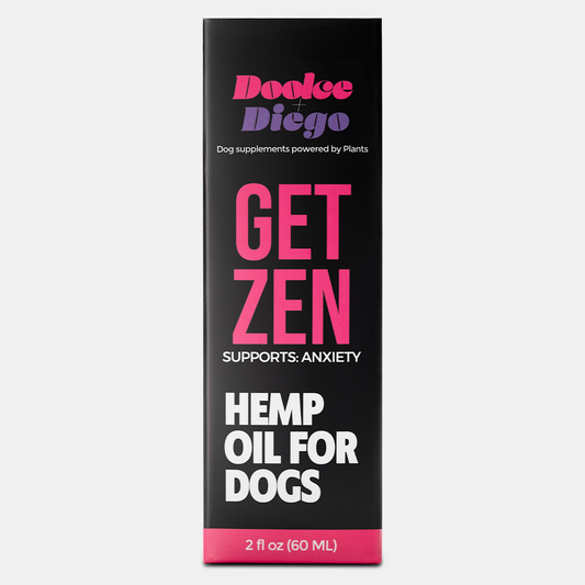 Get Zen - Hemp Oil for Dogs - Doolce + Diego - Plant Focused Wellness for Dogs
