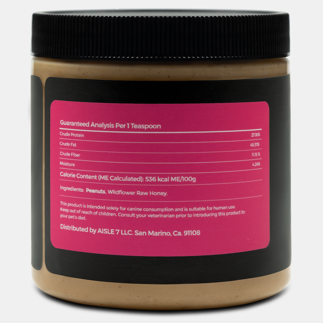 Wildflower Honey Peanut Butter For Dogs