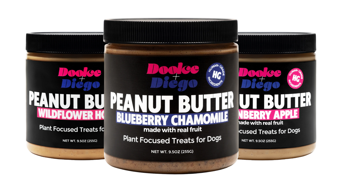 Doolce + Diego Drops Functional Peanut Butter Blends for Dogs