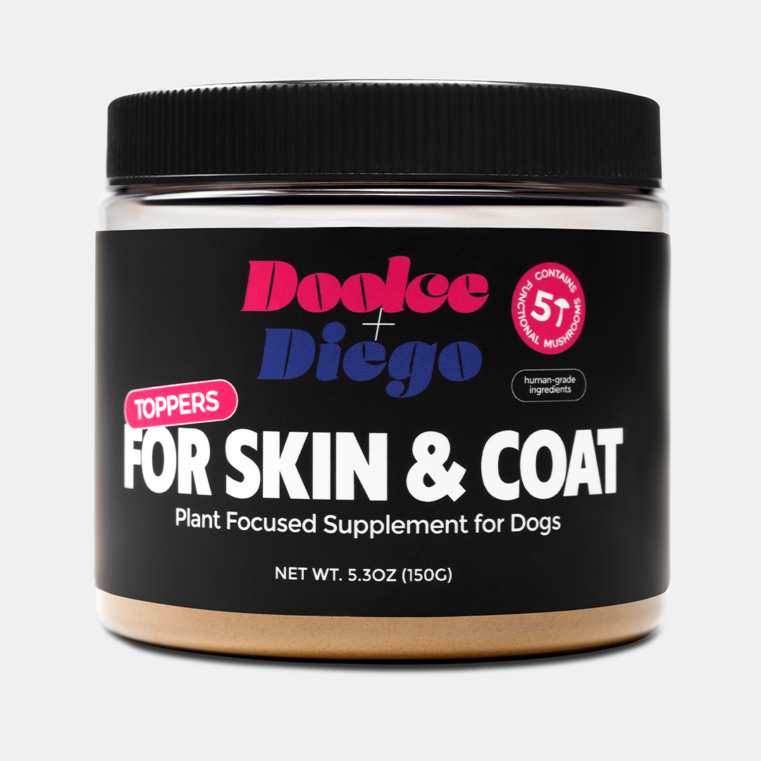 For Skin & Coat functional mushroom supported meal topper